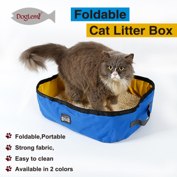 Туристическая складная наполнитель для кошачьего туалета лоток для чистки водонепроницаемый кошка коробка